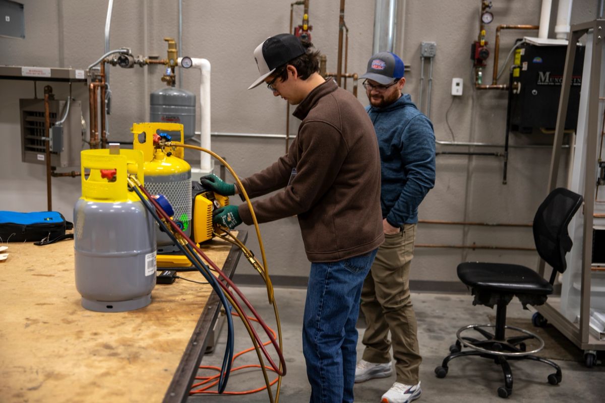 South Dakota SkillsUSA students competing in skilled trades and leadership contests at the State Leadership & Skills Conference in Watertown, SD (photo 15)