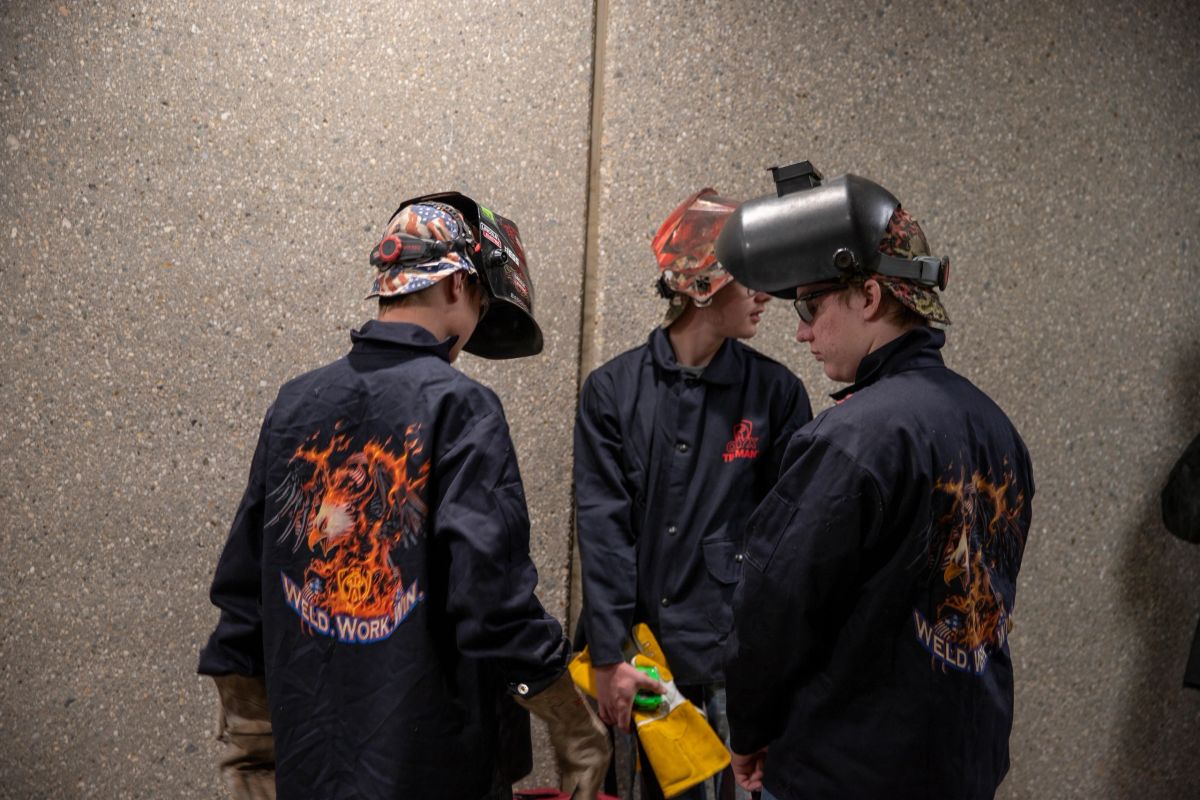 South Dakota SkillsUSA students competing in skilled trades and leadership contests at the State Leadership & Skills Conference in Watertown, SD (photo 5)