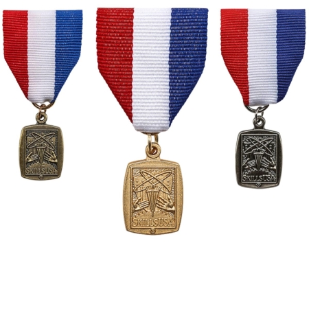 SkillsUSA lapel medallion