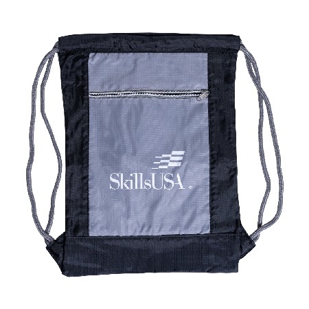 SkillsUSA flip side drawstring bag